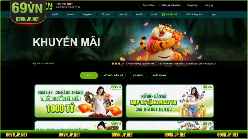 Khuyến Mãi 69VN – Ưu Đãi Siêu Khủng Cho Thành Viên Mới & Cũ - novix