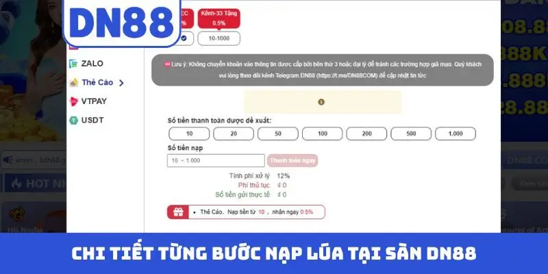 Nạp Tiền DN88 | Hướng Dẫn Quy Trình Giao Dịch Đúng Chuẩn 2026 - novix