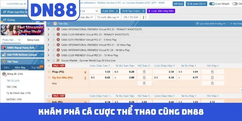 Thể Thao DN88 - Cá Cược Đẳng Cấp Cùng Nhà Cái Uy Tín - novix