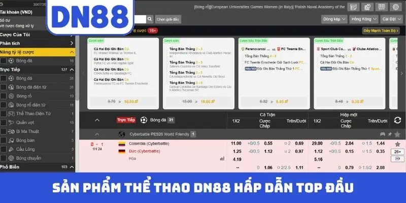 Thể Thao DN88 - Cá Cược Đẳng Cấp Cùng Nhà Cái Uy Tín - novix
