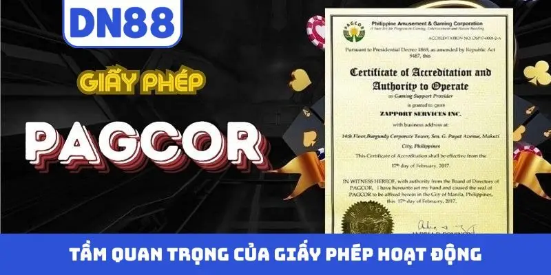Giấy Phép Hoạt Động - Bảo Chứng Cho Độ Uy Tín Của DN88 - novix